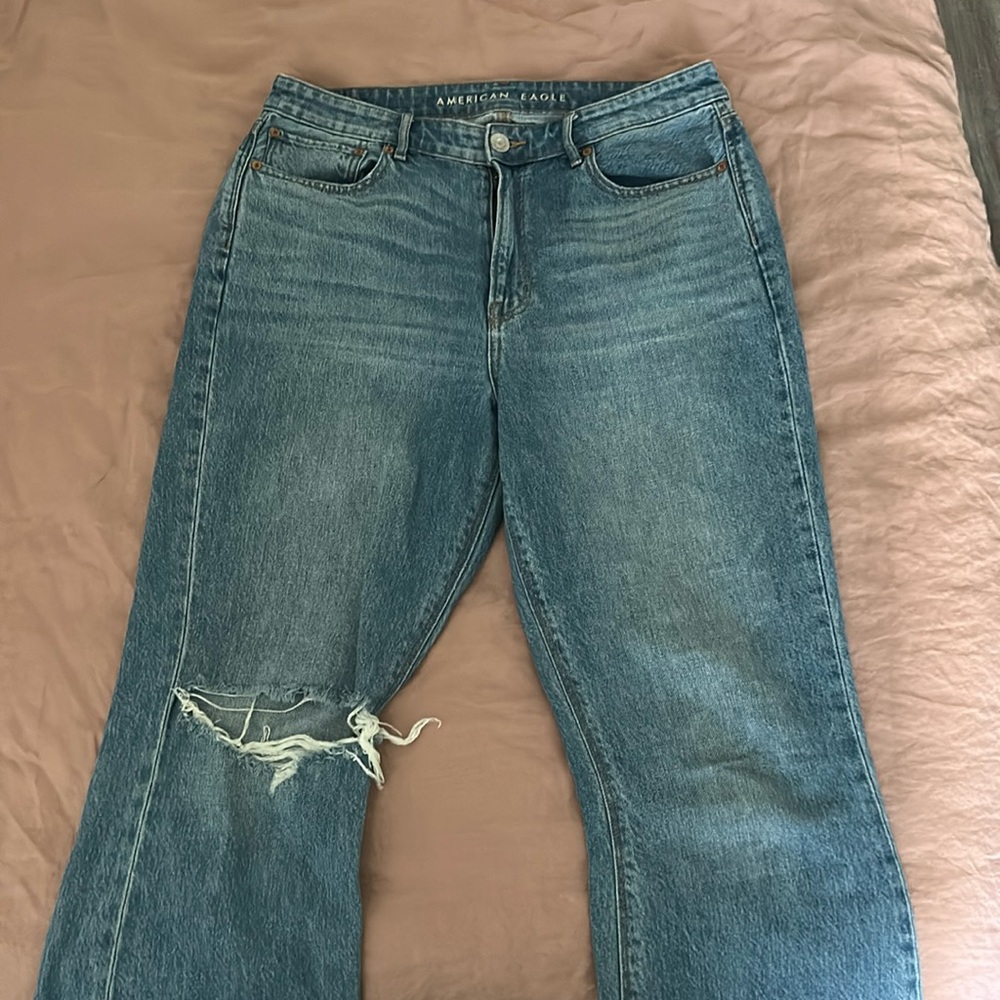 American Eagle Highest Rise 90s Flare Jeans 14